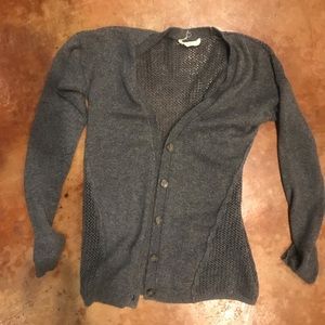 Gray Hollister Cardigan